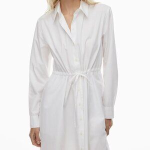 Elegant White Shirt Dress